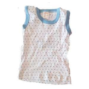 Blue Baby Dotted Vests